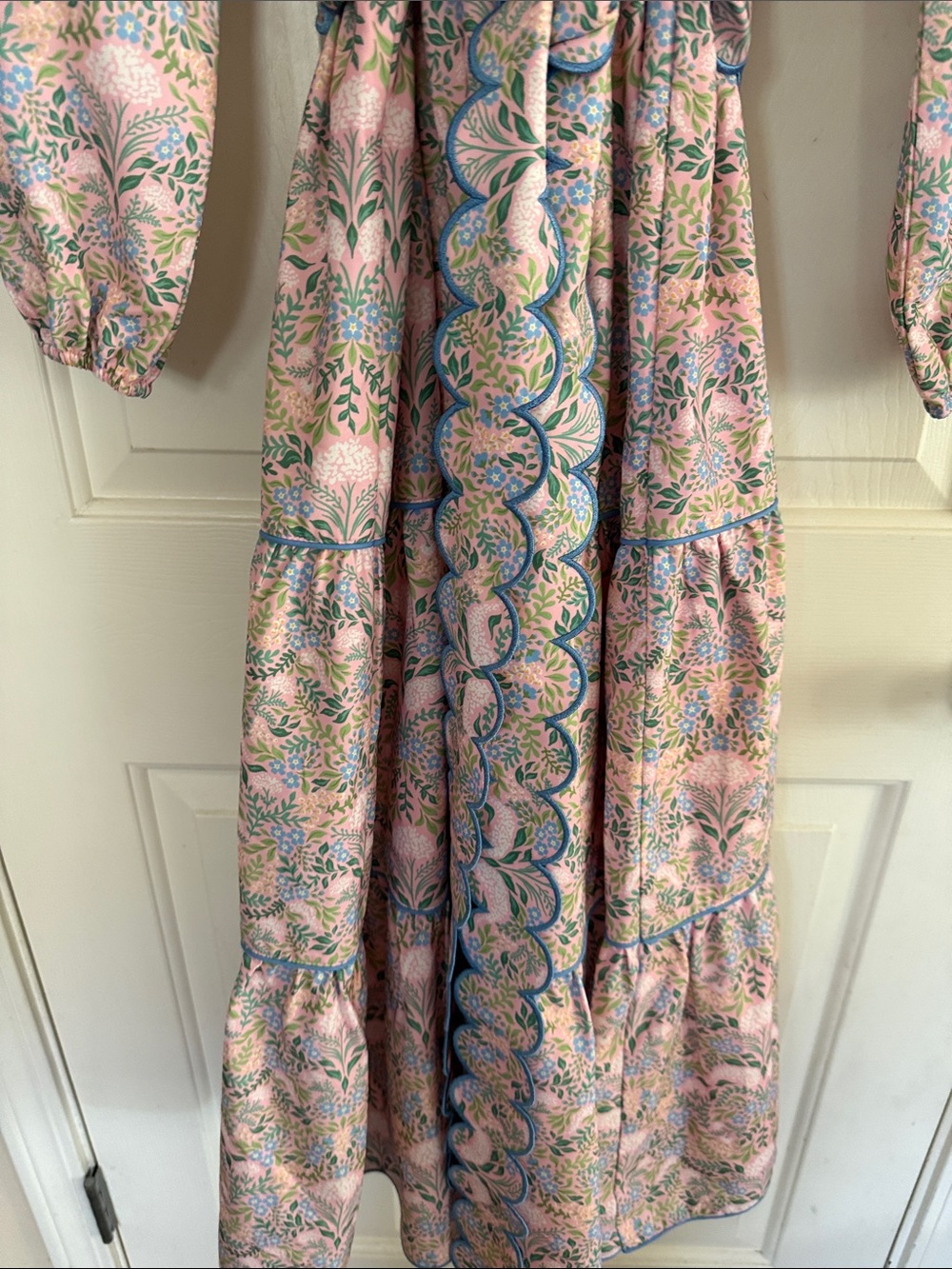 SSYS Vintage-Inspired Cottage Core Grandma Chic Bohemian Midi Dress L - Picture 6 of 7